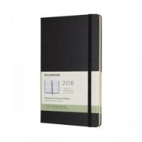 Kalendarz tygodniowy 12ML tw. czarny wertykalny. Wydawca: Moleskine. Dobreksiazki.pl Opakowanie Kalendarz tygodniowy 12ML tw. czarny wertykalny
