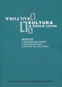 Kultura w świecie luster. Autor: Aleksandra Chomiuk (red.), Ewa Pogonowska (red.). Dobreksiazki.pl Okładka książki Kultura w świecie luster