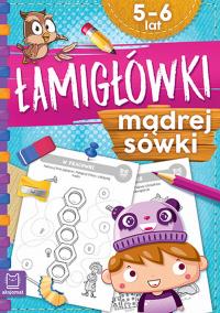 Łamigłówki mądrej sówki 5-6 lat. Autor: Opracowanie zbiorowe. Dobreksiazki.pl Okładka książki Łamigłówki mądrej sówki 5-6 lat