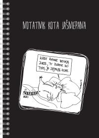 Notatnik Kota Jaśniepana. Autor: Magdalena Gałęzia. Dobreksiazki.pl Okładka książki Notatnik Kota Jaśniepana