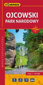 Ojcowski Park Narodowy mapa laminowana. Autor: praca zbiorowa. Dobreksiazki.pl Okładka książki Ojcowski Park Narodowy mapa laminowana