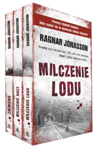Pakiet Milczenie lodu/Milczenie nocy/Zaćmienie. Autor: Ragnar Johasson. Dobreksiazki.pl Okładka książki Pakiet Milczenie lodu/Milczenie nocy/Zaćmienie