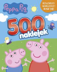 Peppa Pig. 500 NAKLEJEK Koloruj naklejaj baw się !. Autor: Opracowanie zbiorowe. Dobreksiazki.pl Okładka książki Peppa Pig. 500 NAKLEJEK Koloruj naklejaj baw się !