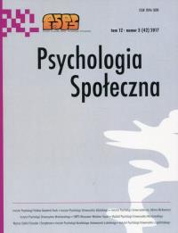 Psychologia Społeczna Tom 12 Nr 3 (42 )2017. Wydawca: Scholar. Dobreksiazki.pl Opakowanie Psychologia Społeczna Tom 12 Nr 3 (42 )2017