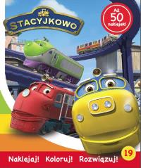 Stacyjkowo.ACTIVITY z NAKLEJKAMI. Autor: Opracowanie zbiorowe. Dobreksiazki.pl Okładka książki Stacyjkowo.ACTIVITY z NAKLEJKAMI