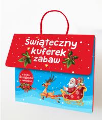 Świąteczny kuferek zabaw. Autor: Opracowanie zbiorowe. Dobreksiazki.pl Okładka książki Świąteczny kuferek zabaw