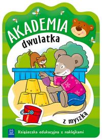 Akademia dwulatka z myszką. Autor: Opracowanie zbiorowe. Dobreksiazki.pl Okładka książki Akademia dwulatka z myszką