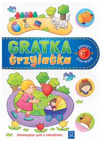Gratka trzylatka. Zeszyt 1. Autor: Opracowanie zbiorowe. Dobreksiazki.pl Okładka książki Gratka trzylatka. Zeszyt 1