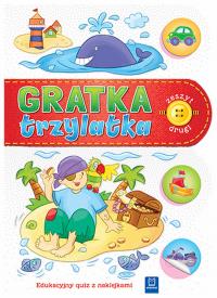 Gratka trzylatka. Zeszyt 2. Autor: Opracowanie zbiorowe. Dobreksiazki.pl Okładka książki Gratka trzylatka. Zeszyt 2
