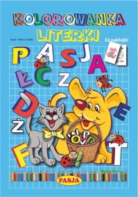Okładka książki Kolorowanka Literki