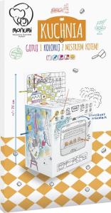 Okładka książki Kuchnia 3D Kolorowanka XXL