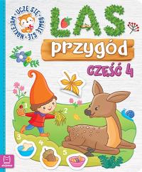 Las przygód. Uczę się, bawię się, naklejam cz.4. Autor: Opracowanie zbiorowe. Dobreksiazki.pl Okładka książki Las przygód. Uczę się, bawię się, naklejam cz.4