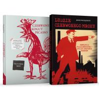 Ludzie czerwonego mroku / Czerwony kogut Picasso. Autor: Maciejewski Jakub, František Mikš. Dobreksiazki.pl Okładka książki Ludzie czerwonego mroku / Czerwony kogut Picasso