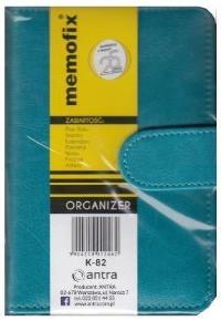 Organizer memofix K-82 turkusowy. Wydawca: Antra. Dobreksiazki.pl Opakowanie Organizer memofix K-82 turkusowy