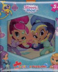 Shimmer i Shine. Książka z puzzlami. Autor: Opracowanie zbiorowe. Dobreksiazki.pl Okładka książki Shimmer i Shine. Książka z puzzlami