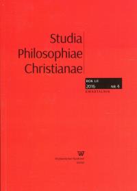 Studia Philosophiae Christianae 2016/4. Wydawca: UKSW. Dobreksiazki.pl Opakowanie Studia Philosophiae Christianae 2016/4