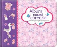 Album naszej córeczki. Pamiątka pierwszych wspólnych chwil. Autor: Opracowanie zbiorowe. Dobreksiazki.pl Okładka książki Album naszej córeczki. Pamiątka pierwszych wspólnych chwil