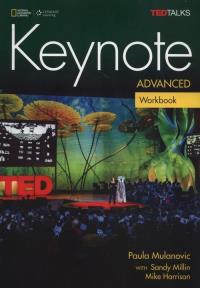 Keynote Advanced Workbook + CD. Autor: Mulanovic Paula, Millin Sandy, Harrison Mike. Dobreksiazki.pl Okładka książki Keynote Advanced Workbook + CD