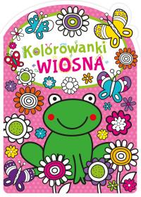 Kolorowanki wiosna. Autor: Opracowanie zbiorowe. Dobreksiazki.pl Okładka książki Kolorowanki wiosna