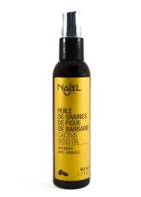 NAJEL Olej z opuncji figowej 80ml. Producent: Najel Aleppo. Dobreksiazki.pl Zdjęcie produktu NAJEL Olej z opuncji figowej 80ml