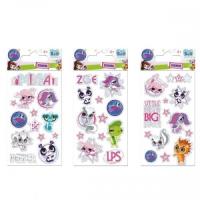 Naklejki Sticker BOO brokat Littlest Pet Shop. Wydawca: Sticker Boo. Dobreksiazki.pl Opakowanie Naklejki Sticker BOO brokat Littlest Pet Shop