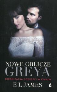 Nowe oblicze Geya okł. filmowa. Autor: E. L. James. Dobreksiazki.pl Okładka książki Nowe oblicze Geya okł. filmowa