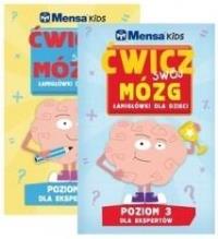 Pakiet: Mensa Kids Poziom 3-4. Autor: Opracowanie zbiorowe. Dobreksiazki.pl Okładka książki Pakiet: Mensa Kids Poziom 3-4