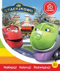 Stacyjkowo.ACTIVITY z NAKLEJKAMI. Autor: Opracowanie zbiorowe. Dobreksiazki.pl Okładka książki Stacyjkowo.ACTIVITY z NAKLEJKAMI