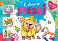 Ulubione pieski. Malowanka z naklejkami. Autor: Opracowanie zbiorowe. Dobreksiazki.pl Okładka książki Ulubione pieski. Malowanka z naklejkami