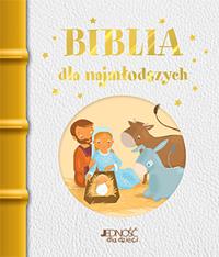 Biblia dla najmłodszych. Autor: Karine-Marie Amiot; ilustracje: Madeleine Brunelet. Dobreksiazki.pl Okładka książki Biblia dla najmłodszych