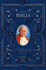 Biblia Domowa z Janem Pawłem II (granatowa). Wydawca: M. Dobreksiazki.pl Opakowanie Biblia Domowa z Janem Pawłem II (granatowa)