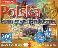 Puzzle: Polska-krainy geograficzne+atlas. Autor: Opracowanie zbiorowe. Dobreksiazki.pl Okładka książki Puzzle: Polska-krainy geograficzne+atlas