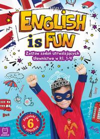 English is fun Zestaw zadań utrwalających słownictwo w klasach 1-4. Autor: Opracowanie zbiorowe. Dobreksiazki.pl Okładka książki English is fun Zestaw zadań utrwalających słownictwo w klasach 1-4