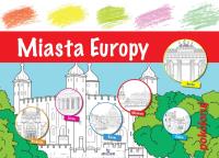 Okładka książki Miasta Europy pokoloruj