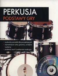 Perkusja Podstawy gry + CD. Autor: Stein Olaf. Dobreksiazki.pl Okładka książki Perkusja Podstawy gry + CD