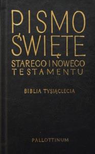 Pismo Święte Starego i Nowego Testamentu Biblia Tysiąclecia. Wydawca: Pallottinum. Dobreksiazki.pl Opakowanie Pismo Święte Starego i Nowego Testamentu Biblia Tysiąclecia