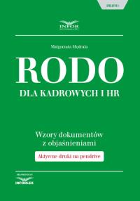RODO dla kadrowych i HR. Autor: Mędrala Małgorzata. Dobreksiazki.pl Okładka książki RODO dla kadrowych i HR