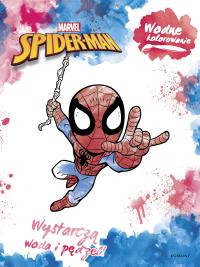 Spider-Man. Wodne kolorowanie. Autor: Opracowanie zbiorowe. Dobreksiazki.pl Okładka książki Spider-Man. Wodne kolorowanie