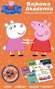 Świnka Peppa - Bajkowa Akademia Nr.1. Autor: Opracowanie zbiorowe. Dobreksiazki.pl Okładka książki Świnka Peppa - Bajkowa Akademia Nr.1