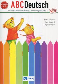 ABCDeutsch neu 2 materiały ćwiczeniowe do języka niemieckiego. Autor: Kozubska Marta, Krawczyk Ewa, Zastąpiło Lucyna. Dobreksiazki.pl Okładka książki ABCDeutsch neu 2 materiały ćwiczeniowe do języka niemieckiego