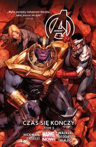 Avengers T.3 Czas się kończy. Autor: Opracowanie zbiorowe. Dobreksiazki.pl Okładka książki Avengers T.3 Czas się kończy