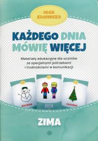 Okładka książki Każdego dnia mówię więcej - Zima