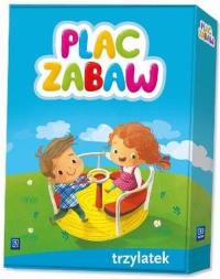 Plac zabaw. Trzylatek BOX WSiP. Autor:   Praca zbiorowa. Dobreksiazki.pl Okładka książki Plac zabaw. Trzylatek BOX WSiP