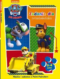 Psi Patrol - Zadania dla przedszkolaka. 3-4 lata. Autor: Opracowanie zbiorowe. Dobreksiazki.pl Okładka książki Psi Patrol - Zadania dla przedszkolaka. 3-4 lata