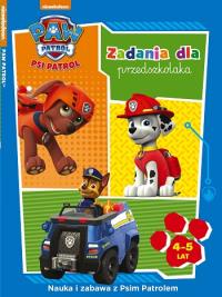 Psi Patrol - Zadania dla przedszkolaka. 4-5 lata. Autor: Opracowanie zbiorowe. Dobreksiazki.pl Okładka książki Psi Patrol - Zadania dla przedszkolaka. 4-5 lata