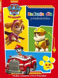 Psi Patrol - Zadania dla przedszkolaka. 5-6 lata. Autor: Opracowanie zbiorowe. Dobreksiazki.pl Okładka książki Psi Patrol - Zadania dla przedszkolaka. 5-6 lata