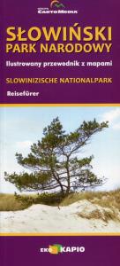 Słowiński Park Narodowy Ilustrowany przewodnik z mapami. Wydawca: Eko-Kapio. Dobreksiazki.pl Opakowanie Słowiński Park Narodowy Ilustrowany przewodnik z mapami