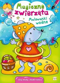Malowanki wodne. Magiczne zwierzęta. Autor: Opracowanie zbiorowe. Dobreksiazki.pl Okładka książki Malowanki wodne. Magiczne zwierzęta