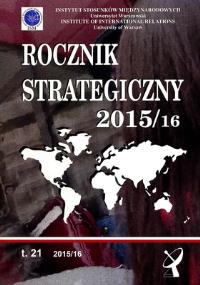 ROCZNIK STRATEGICZNY 2015/2016. Autor: Opracowanie zbiorowe. Dobreksiazki.pl Okładka książki ROCZNIK STRATEGICZNY 2015/2016