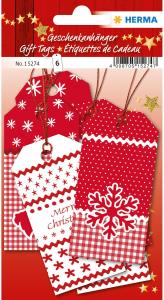 Opakowanie ZAWIESZKI CZERWONE BOŻE NARODZENIE 15274